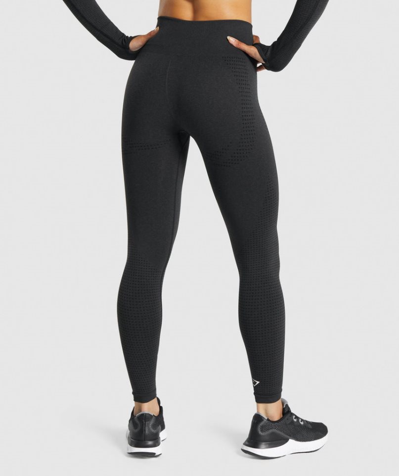 Legginsy Gymshark Vital Seamless 2.0 Damskie Czarne | PL 516FCP